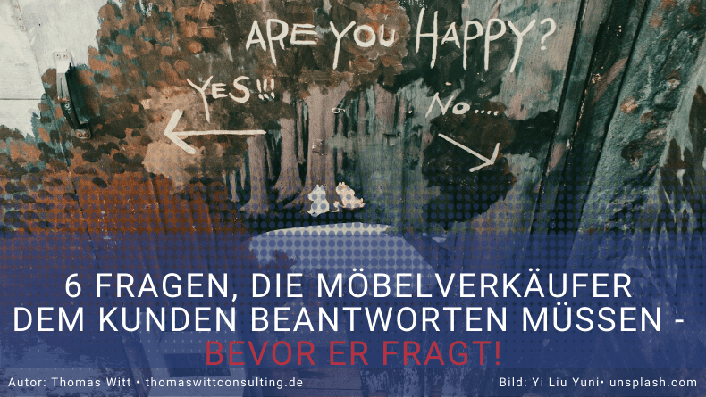 6 Fragen Möbelverkäufer Kunden
